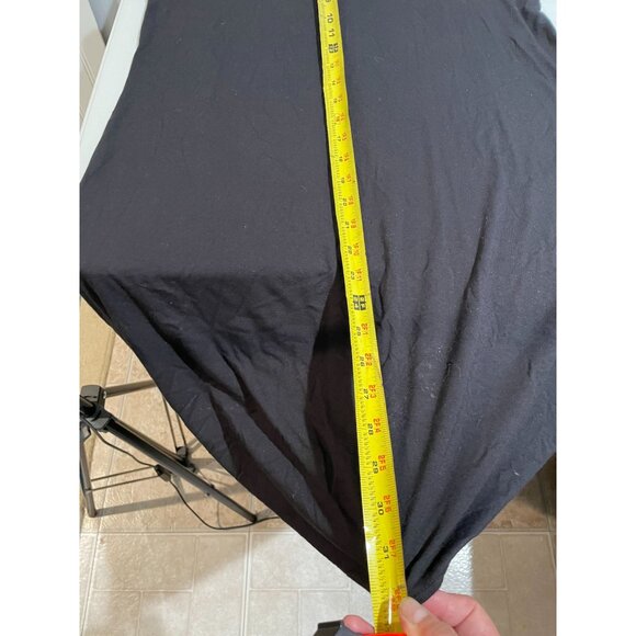 Maurices Long Sleeve Black A-Line Tunic Dress Medium Cotton Blend - Picture 8 of 8